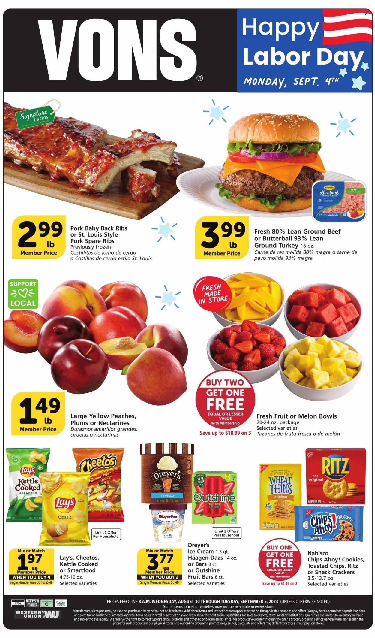 Vons (CA) Weekly Ad Flyer Specials August 30 to September 5, 2023