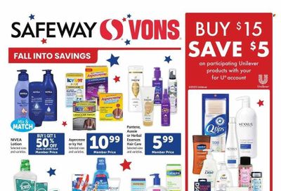 Vons (CA) Weekly Ad Flyer Specials August 30 to September 5, 2023