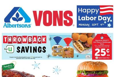 Vons (CA) Weekly Ad Flyer Specials August 30 to September 5, 2023