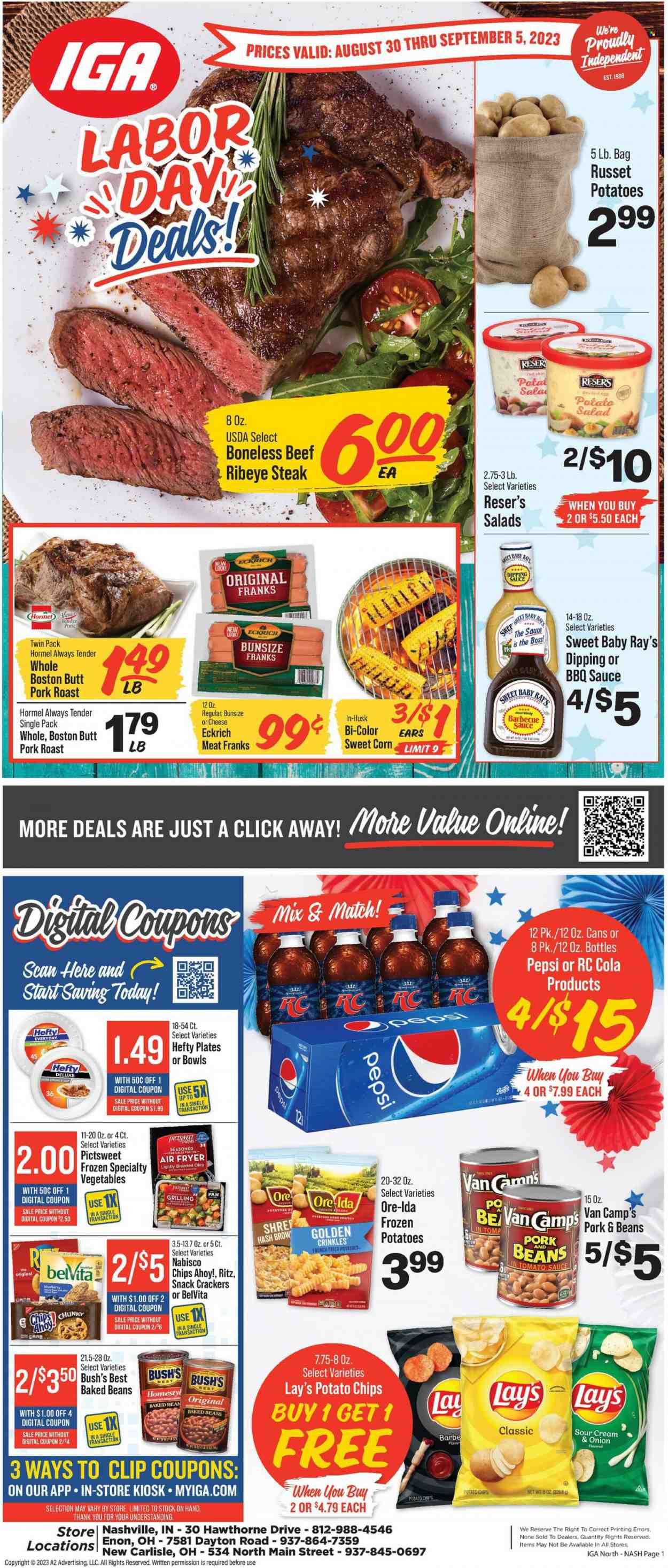 IGA (OH) Weekly Ad Flyer Specials August 30 to September 5, 2023