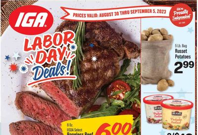 IGA (IL) Weekly Ad Flyer Specials August 30 to September 5, 2023