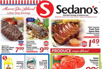 Sedano's (FL) Weekly Ad Flyer Specials August 30 to September 5, 2023