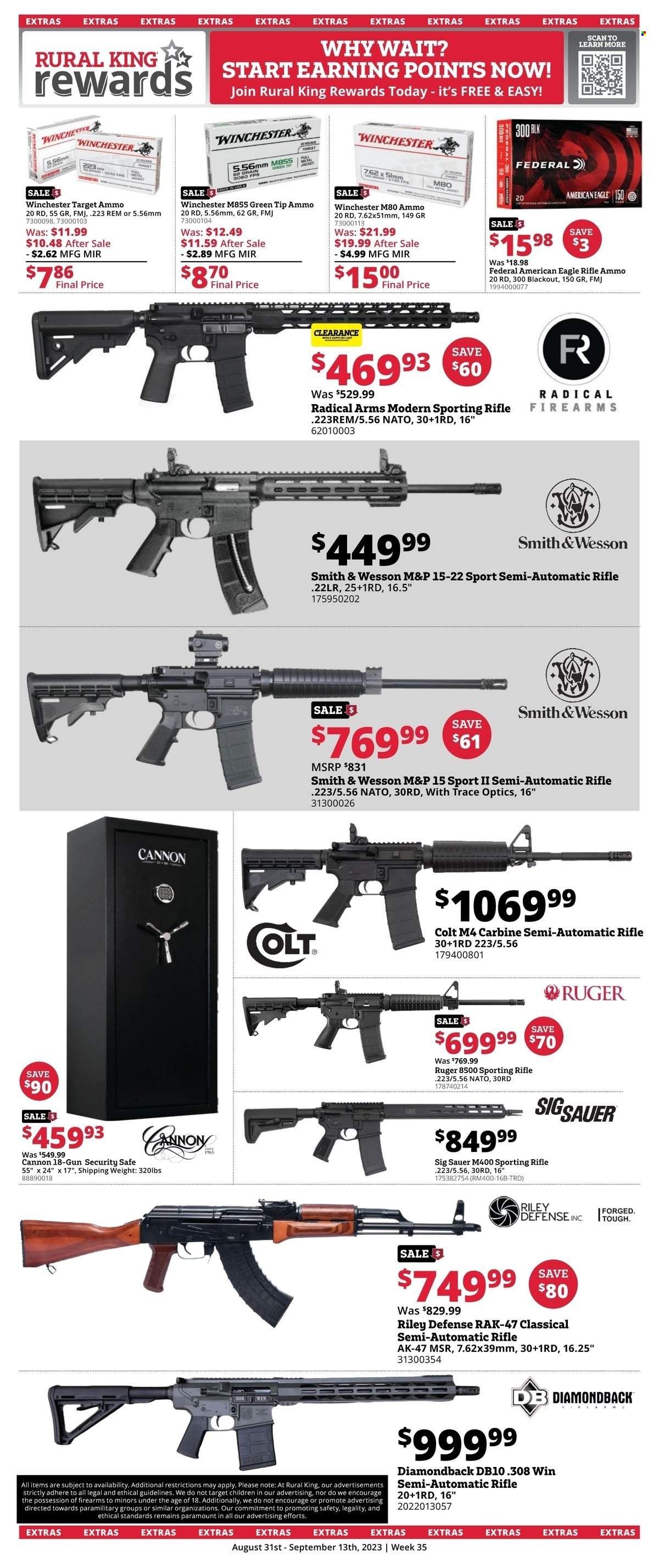 Rural King Weekly Ad Flyer Specials August 30 to September 13, 2023