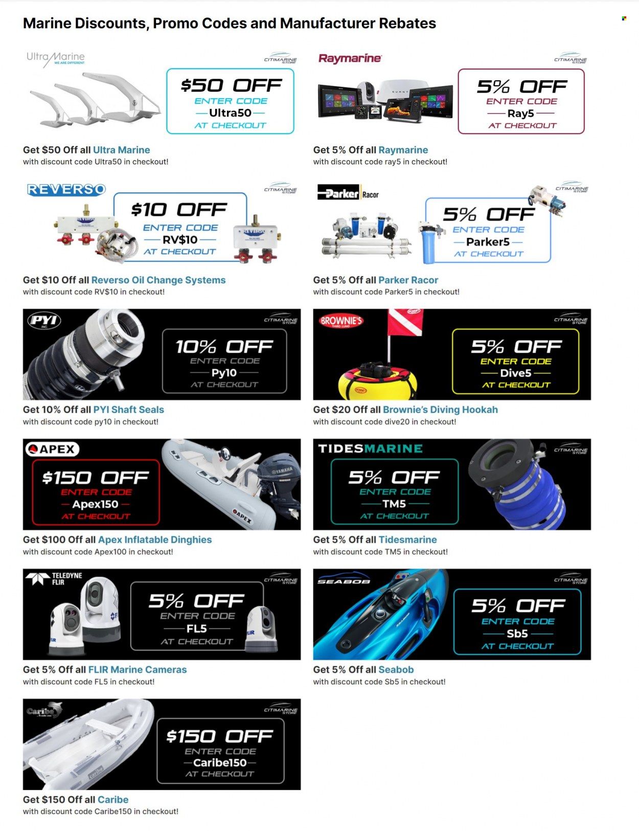 Citimarine Store (FL) Promotions & Flyer Specials November 2023