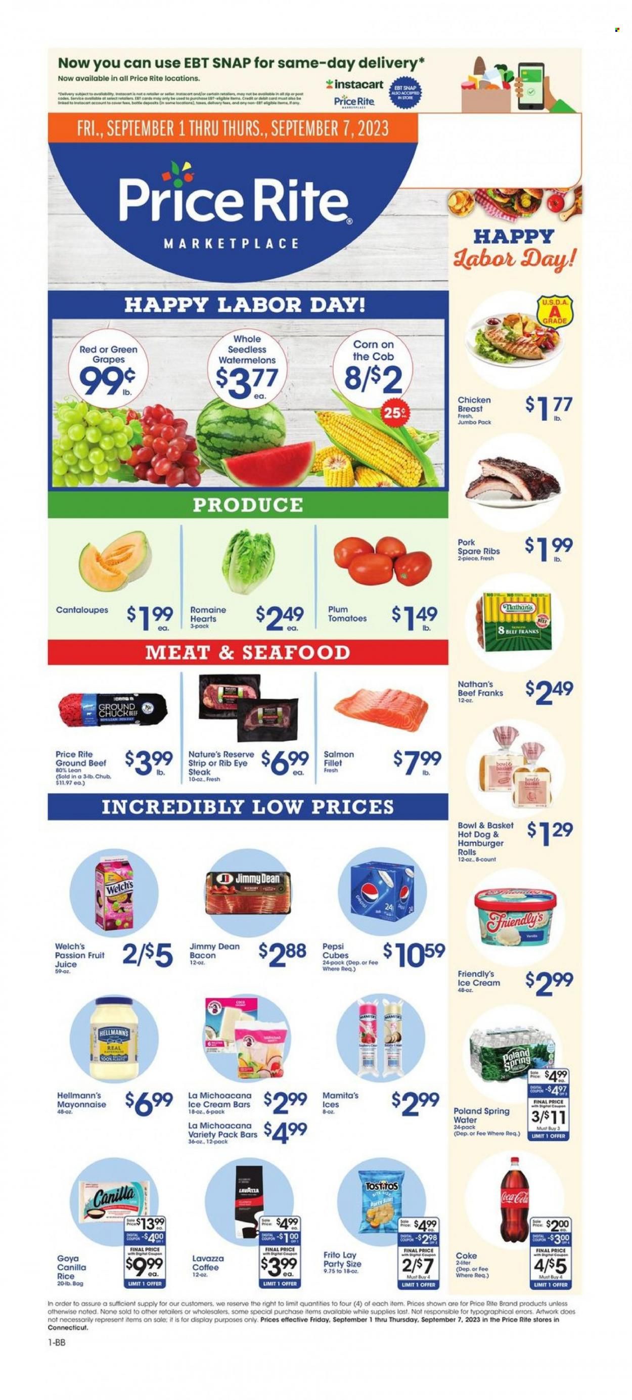 Price Rite (CT, MA, MD, NH, NJ, NY, PA, RI) Weekly Ad Flyer Specials September 1 to September 7, 2023