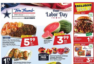 Tom Thumb (TX) Weekly Ad Flyer Specials August 30 to September 5, 2023
