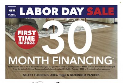 Nebraska Furniture Mart (IA, KS, NE, TX) Weekly Ad Flyer Specials August 30 to September 5, 2023