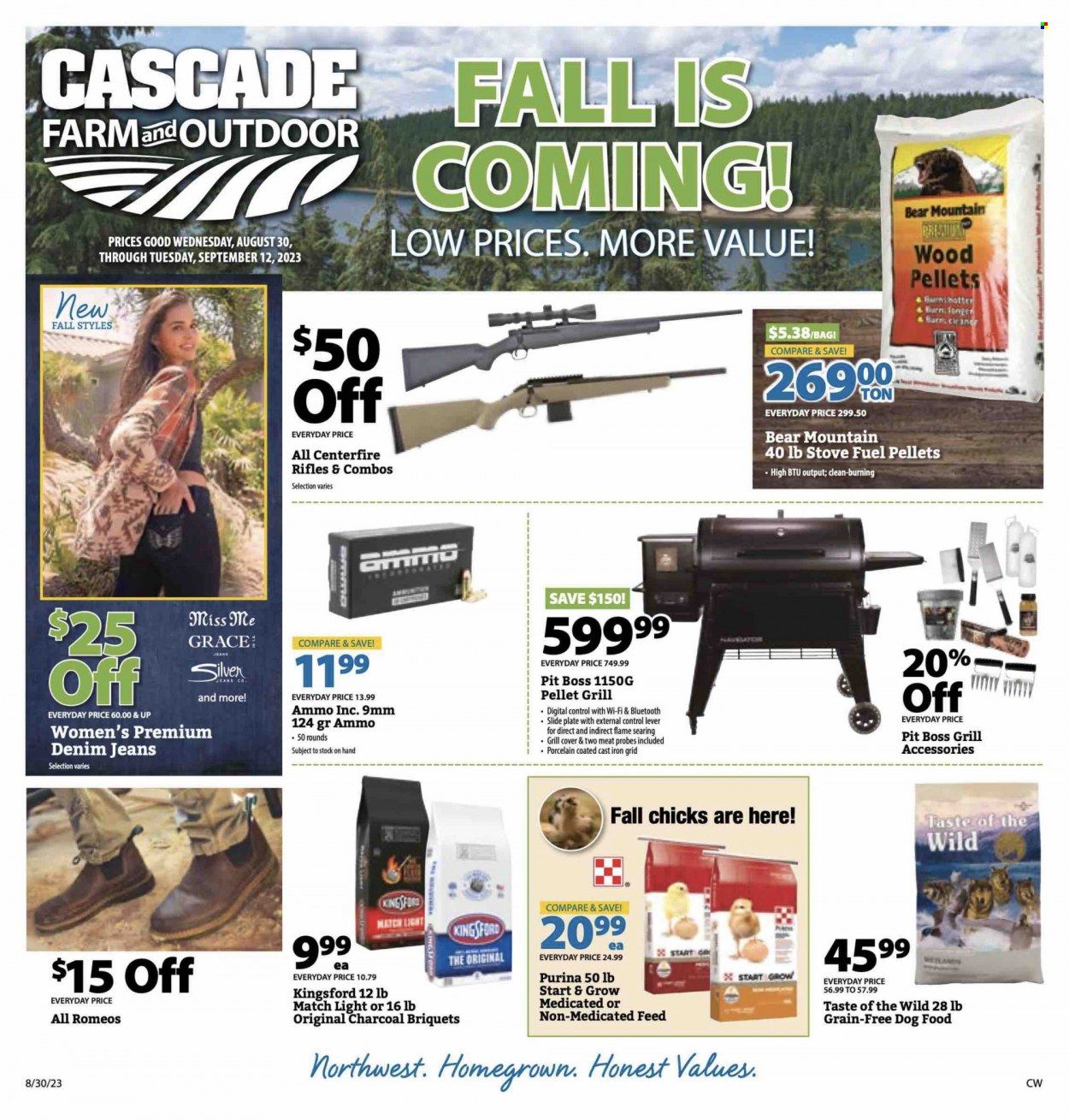 Cascade Farm And Outdoor (OR, WA) Weekly Ad Flyer Specials August 30 to September 12, 2023