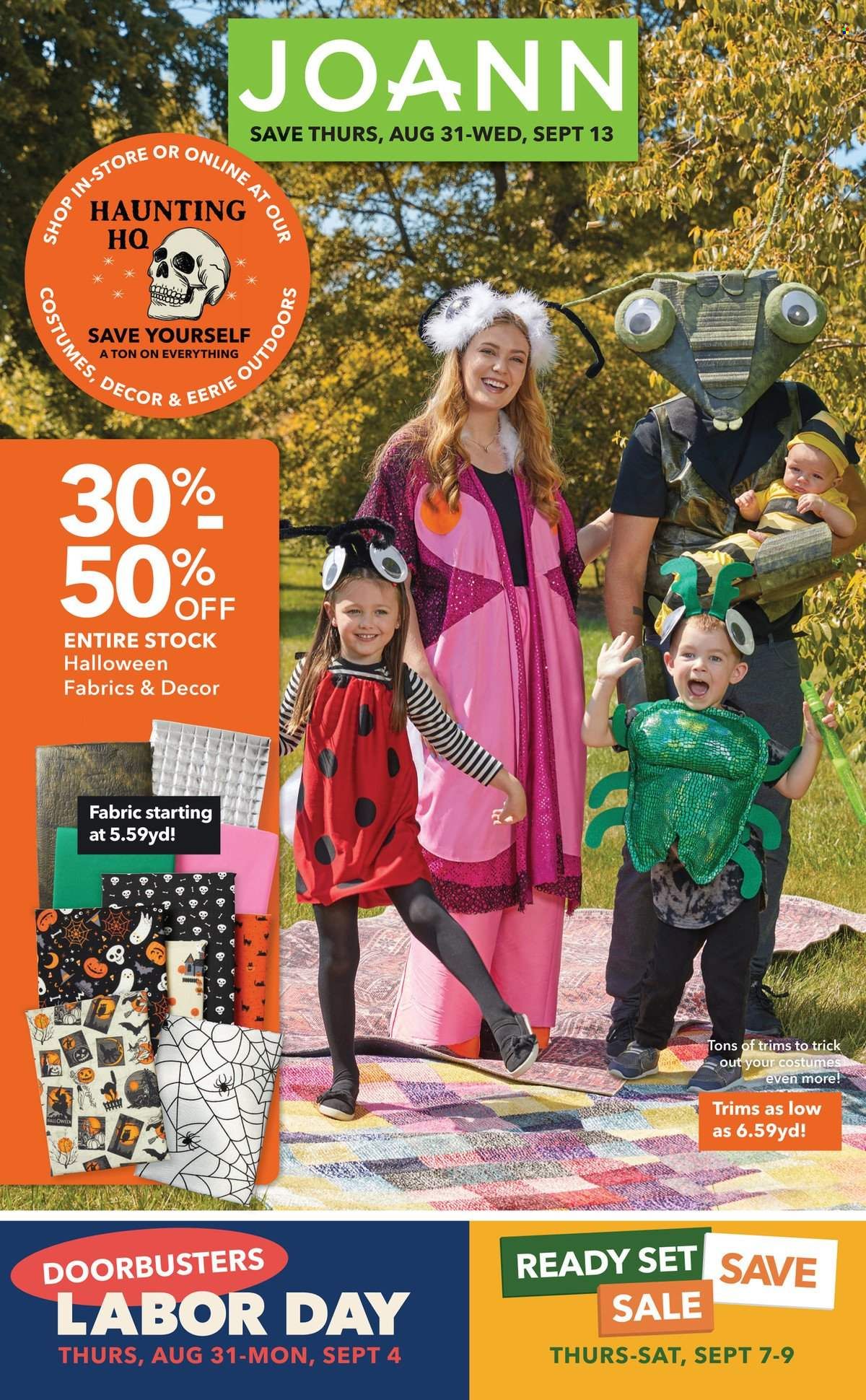 JOANN Weekly Ad Flyer Specials August 31 to September 13, 2023
