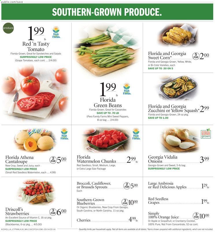 Publix Weekly Ad & Flyer May 14 to 20