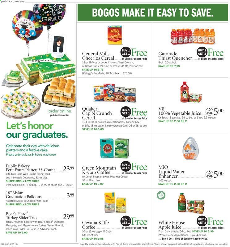 Publix Weekly Ad & Flyer May 14 to 20