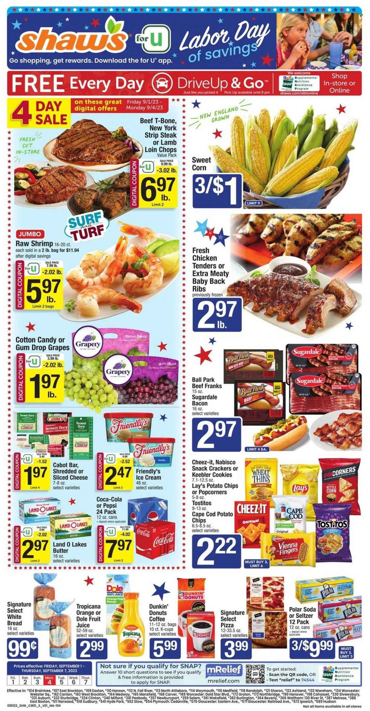 Shaw’s (MA, ME, NH, RI, VT) Weekly Ad Flyer Specials September 1 to September 7, 2023