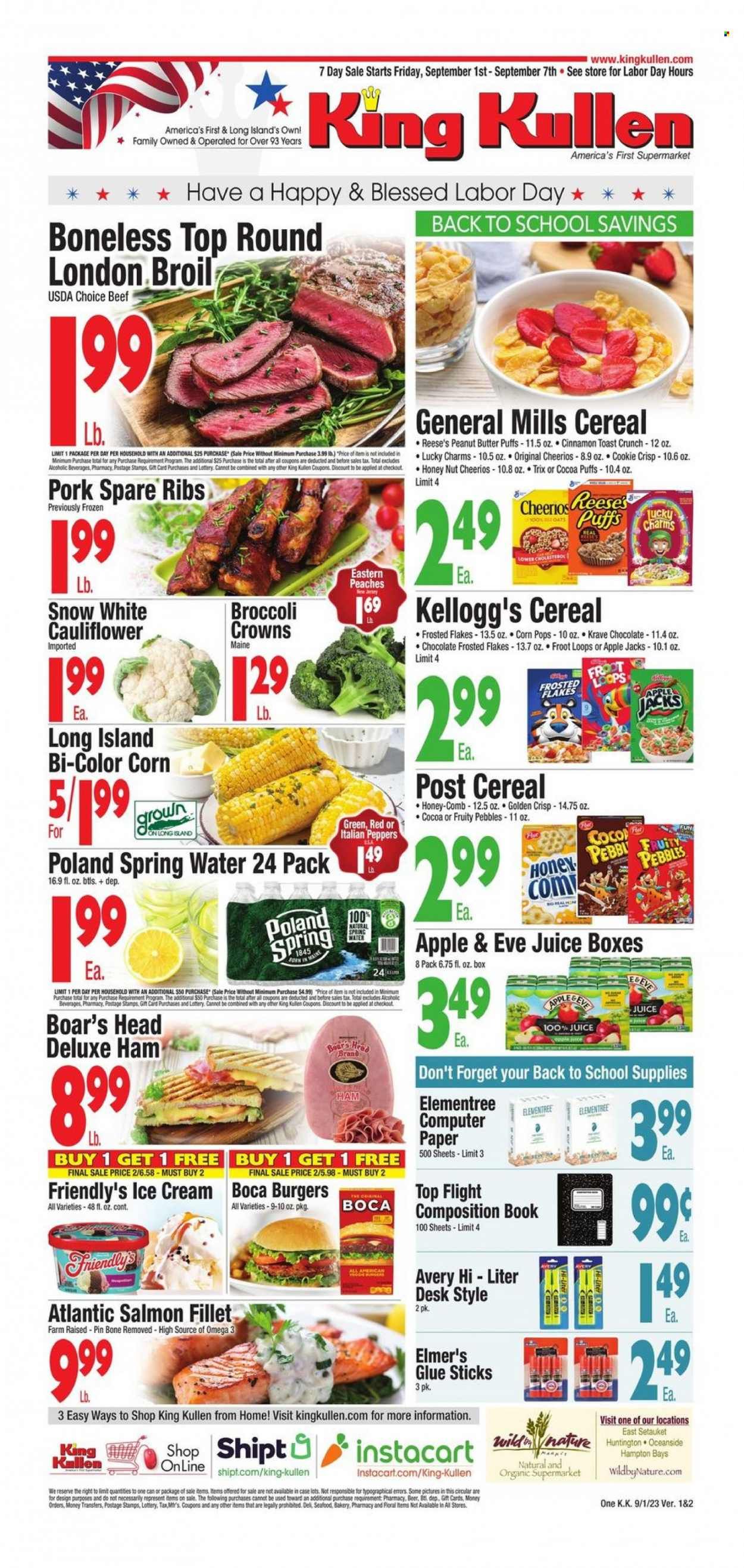 King Kullen (NY) Weekly Ad Flyer Specials September 1 to September 7, 2023