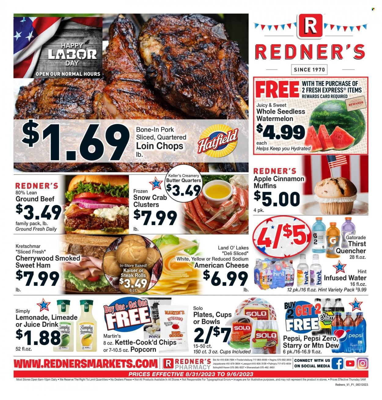 Redner's Markets (DE, MD, PA) Weekly Ad Flyer Specials August 31 to September 6, 2023
