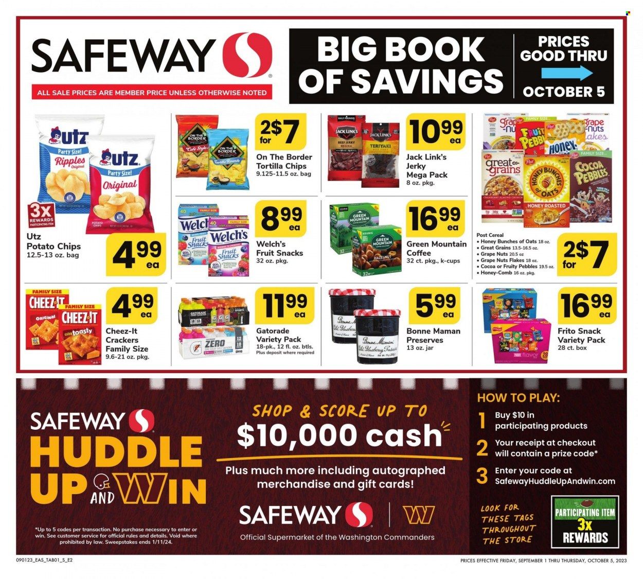 Safeway (VA) Weekly Ad Flyer Specials September 1 to October 5, 2023