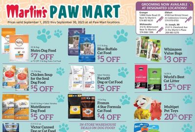 Martin’s (IN, MI) Weekly Ad Flyer Specials September 1 to September 30, 2023