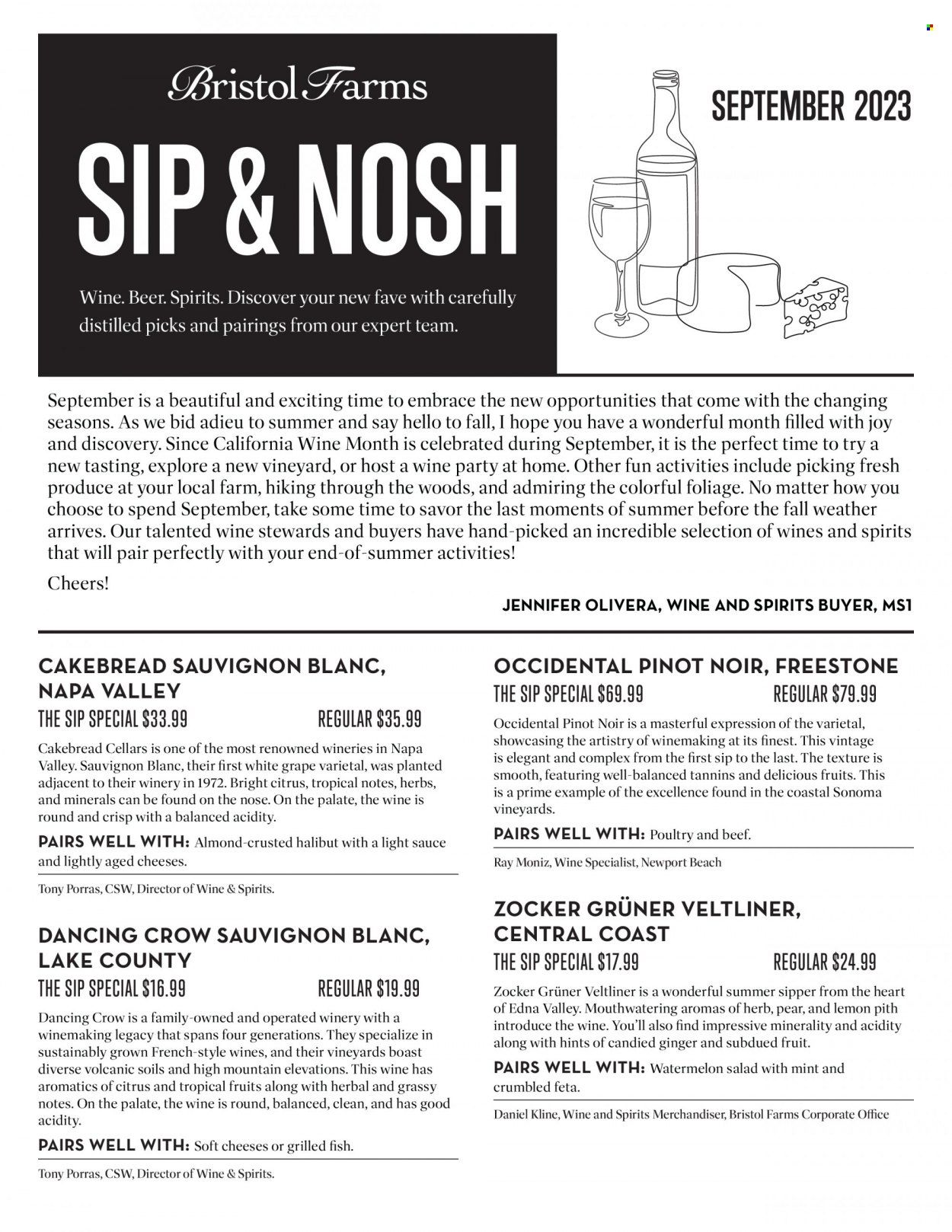 Bristol Farms (CA) Weekly Ad Flyer Specials September 1 to September 30, 2023