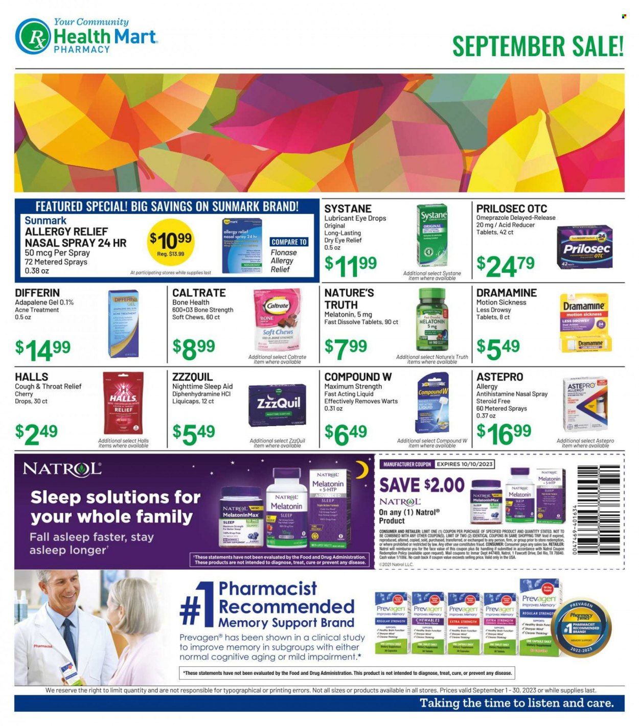 Health Mart Weekly Ad Flyer Specials September 1 to September 30, 2023