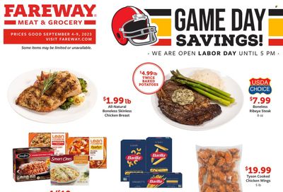 Fareway (IA) Weekly Ad Flyer Specials September 4 to September 9, 2023