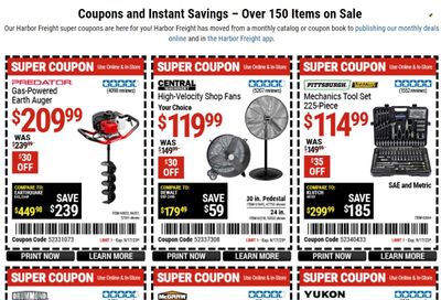 Harbor Freight Weekly Ad Flyer Specials September 5 to September 17, 2023