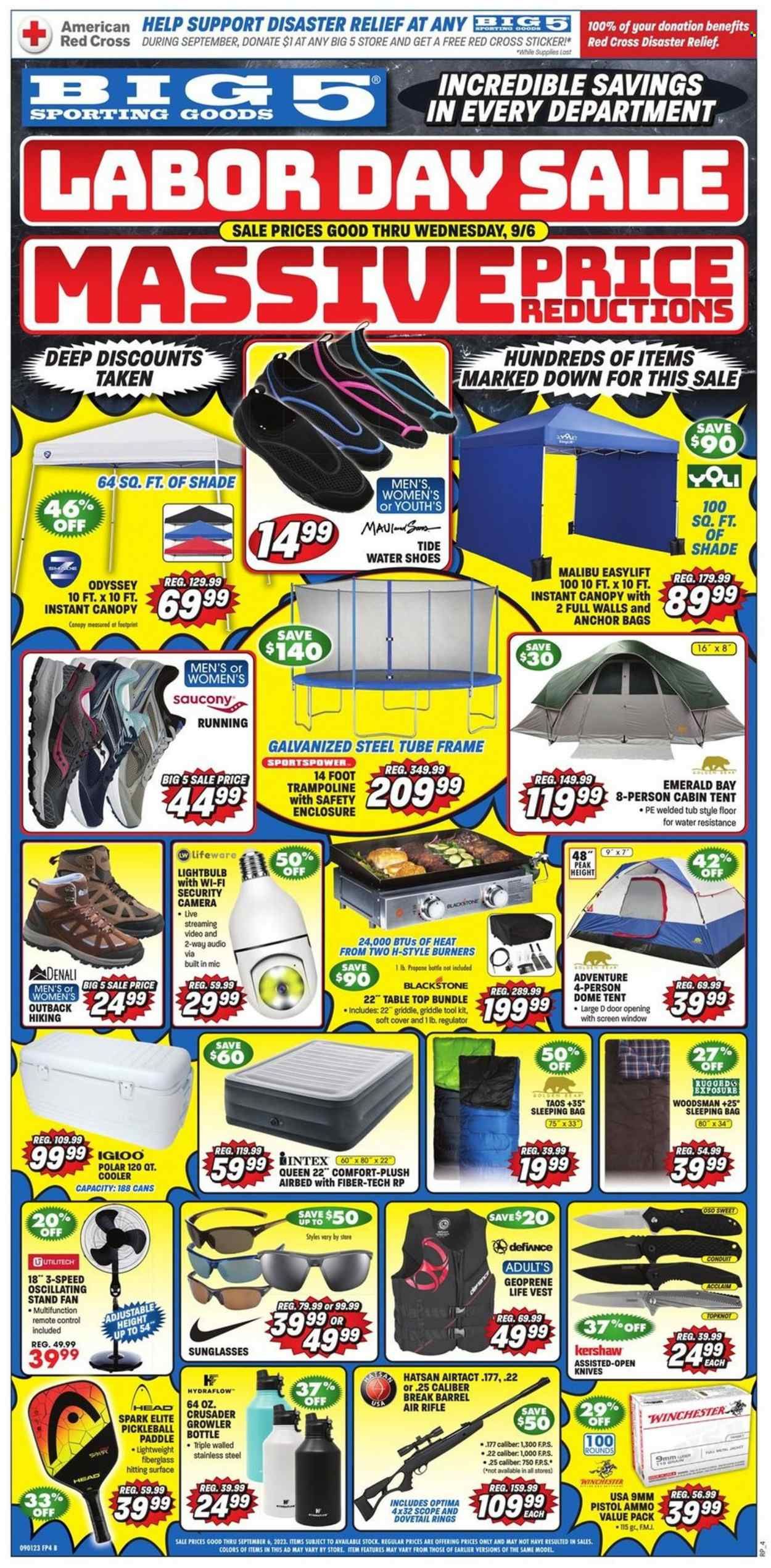 Big 5 (AZ, CA, CO, ID, NM, OR, UT, WA) Weekly Ad Flyer Specials September 5 to September 6, 2023