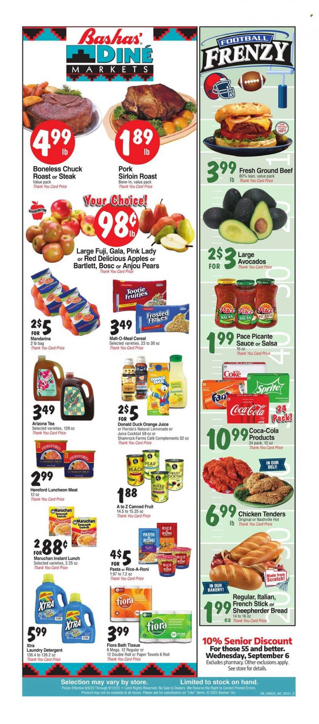 Bashas' Diné Markets (AZ, NM) Weekly Ad Flyer Specials September 6 to September 12, 2023