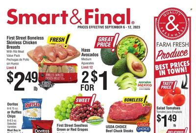 Smart & Final (CA) Weekly Ad Flyer Specials September 6 to September 12, 2023