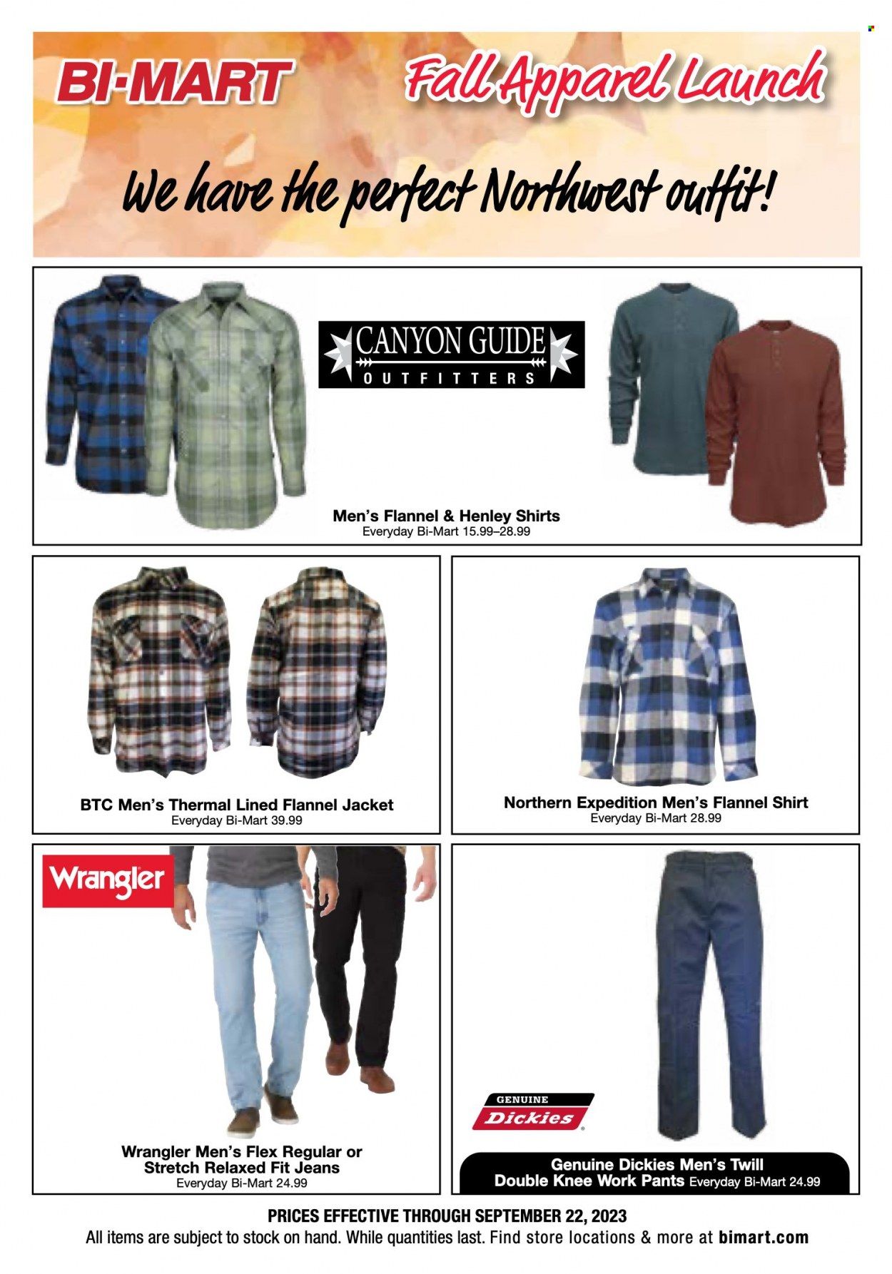 Bi-Mart (ID, OR, WA) Weekly Ad Flyer Specials September 5 to September 22, 2023