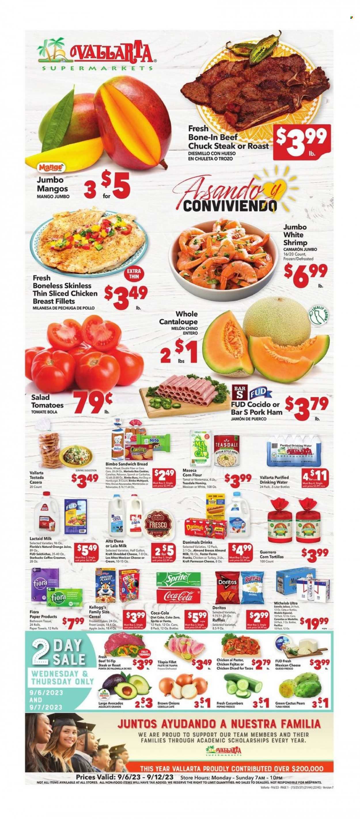 Vallarta (CA) Weekly Ad Flyer Specials September 6 to September 12, 2023