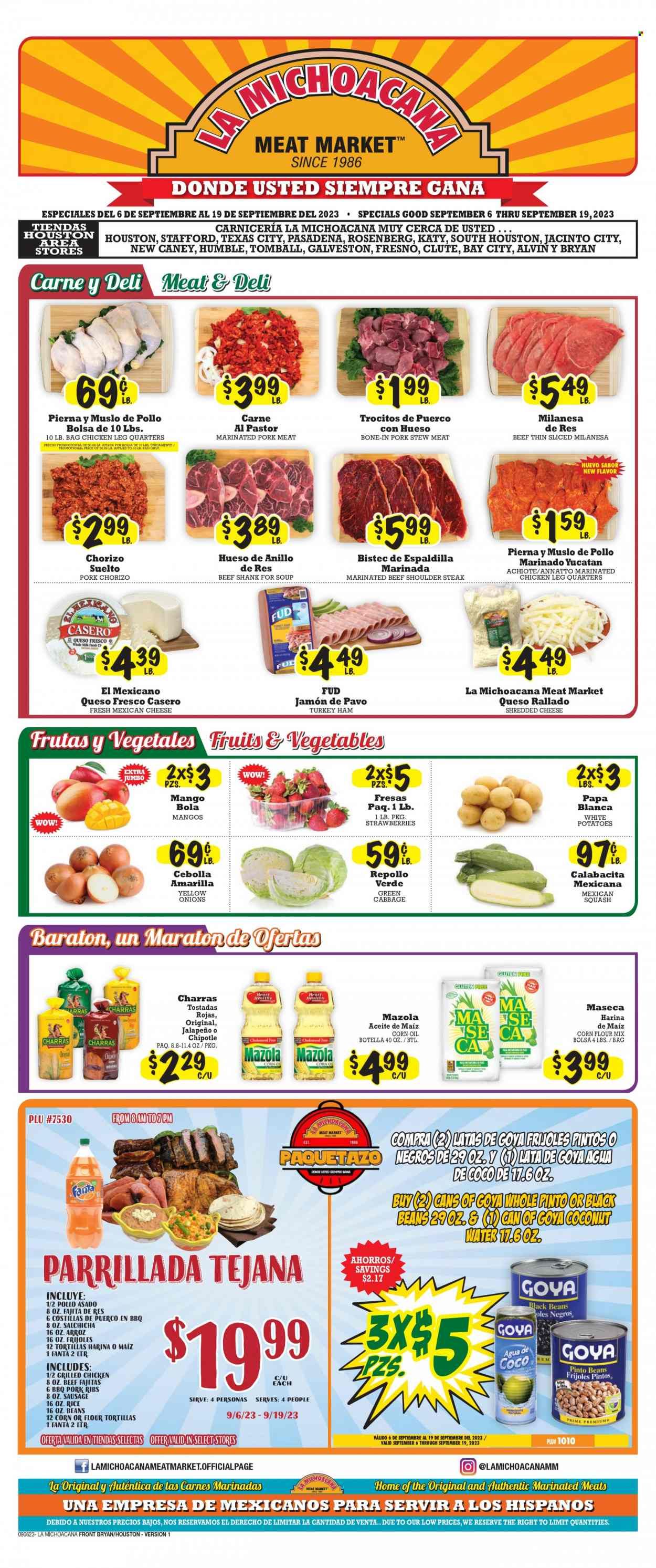 La Michoacana Meat Market (TX) Weekly Ad Flyer Specials September 6 to September 19, 2023