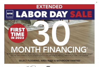 Nebraska Furniture Mart (IA, KS, NE, TX) Weekly Ad Flyer Specials September 6 to September 12, 2023