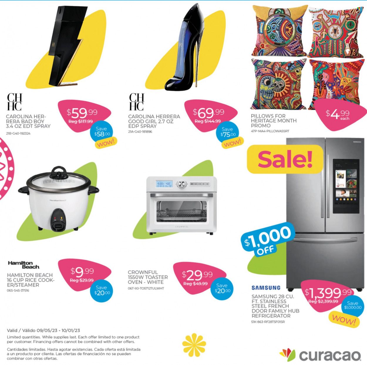 Curacao (AZ, CA, NV) Weekly Ad Flyer Specials September 5 to October 1, 2023