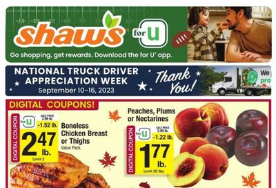 Shaw’s (MA, ME, NH, RI, VT) Weekly Ad Flyer Specials September 8 to September 14, 2023