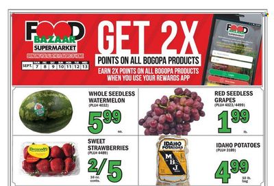 Food Bazaar (CT, NJ, NY) Weekly Ad Flyer Specials September 7 to September 7, 2023