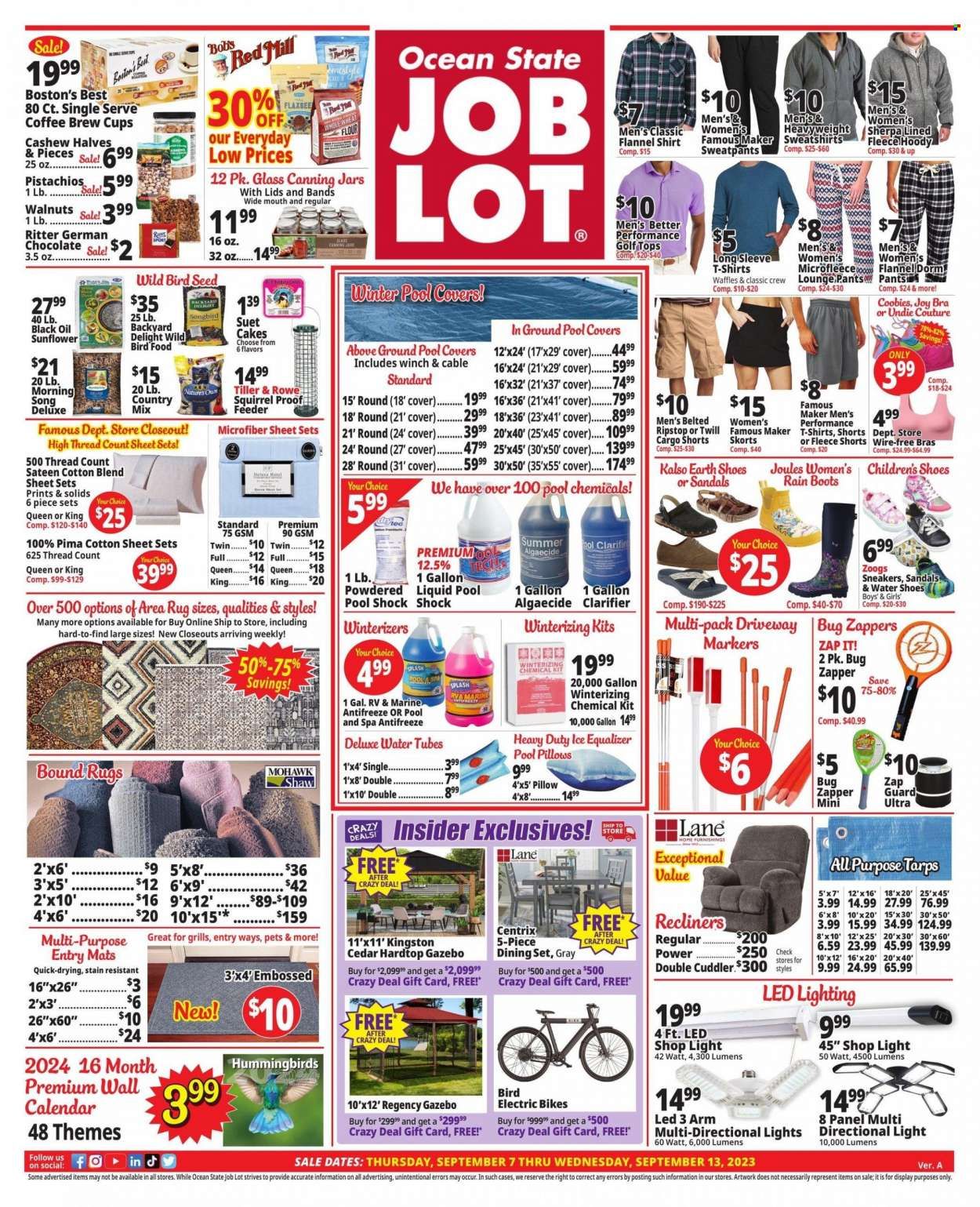 Ocean State Job Lot (CT, MA, ME, NH, NJ, NY, RI, VT) Weekly Ad Flyer Specials September 7 to September 13, 2023
