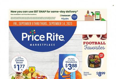 Price Rite (CT, MA, MD, NH, NJ, NY, PA, RI) Weekly Ad Flyer Specials September 8 to September 14, 2023