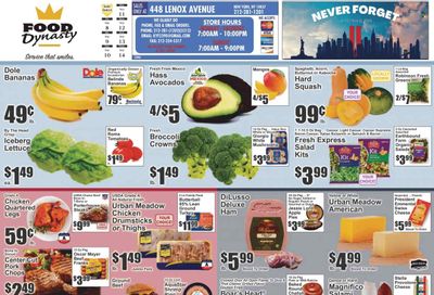 Food Dynasty (NY) Weekly Ad Flyer Specials September 8 to September 14, 2023