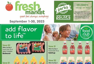 Fresh Market (UT) Weekly Ad Flyer Specials September 1 to September 30, 2023