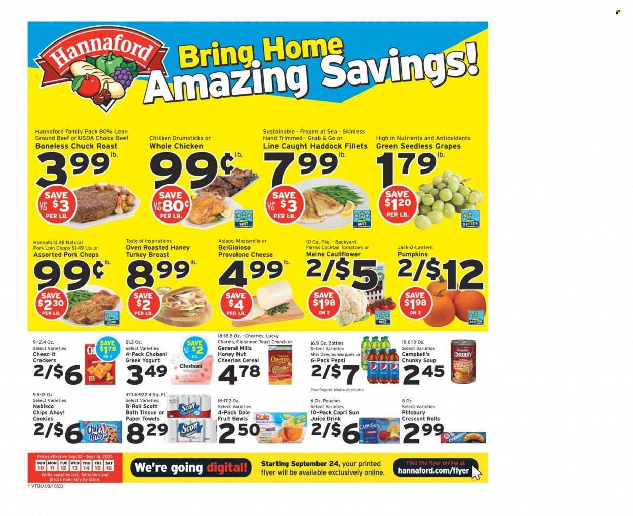 Hannaford (VT) Weekly Ad Flyer Specials September 10 to September 16, 2023
