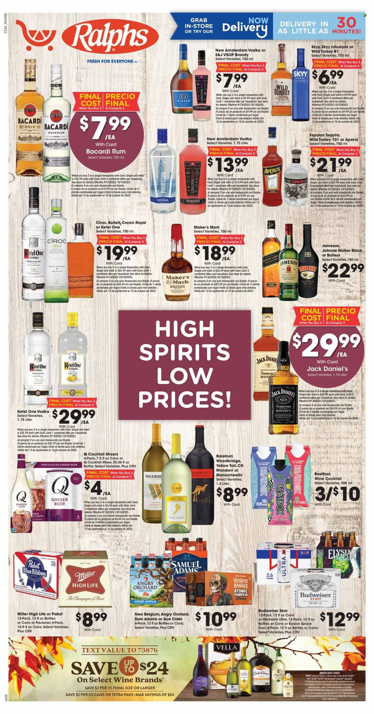 Ralphs (CA) Weekly Ad Flyer Specials September 13 to October 10, 2023