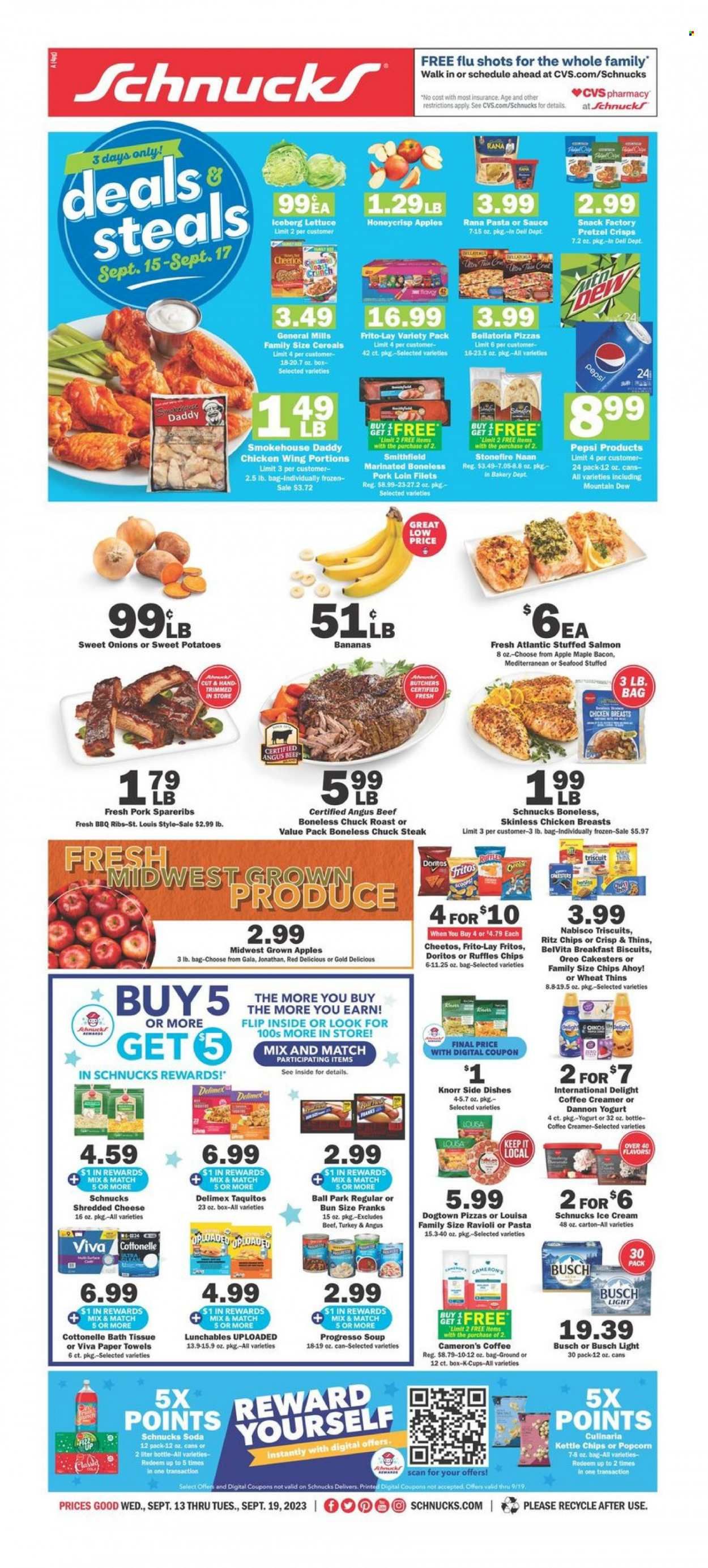 Schnucks (IA, IL, IN, MO) Weekly Ad Flyer Specials September 13 to September 19, 2023
