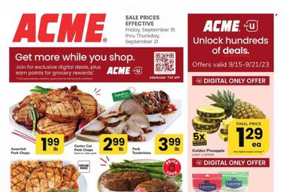 ACME (DE, NJ, NY, PA) Weekly Ad Flyer Specials September 15 to September 21, 2023