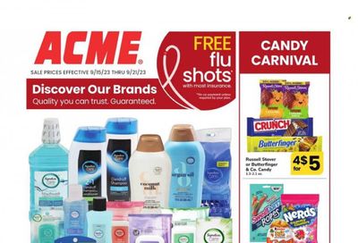 ACME (DE, NJ, NY, PA) Weekly Ad Flyer Specials September 15 to September 21, 2023