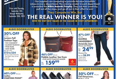 Boscov's (CT, DE, MD, NJ, NY, PA) Weekly Ad Flyer Specials September 14 to September 20, 2023