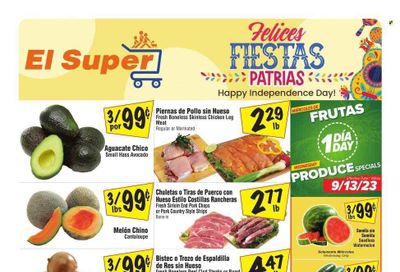 El Super (CA) Weekly Ad Flyer Specials September 13 to September 19, 2023