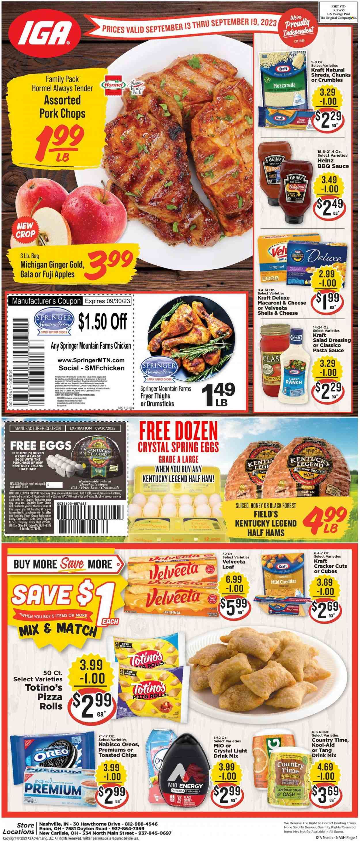 IGA (OH) Weekly Ad Flyer Specials September 13 to September 19, 2023