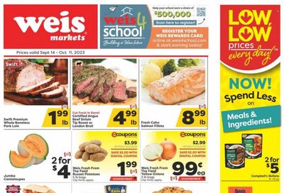 Weis (MD, NY, PA) Weekly Ad Flyer Specials September 14 to October 11, 2023