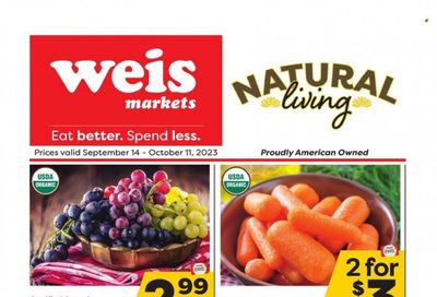 Weis (MD, NY, PA) Weekly Ad Flyer Specials September 14 to October 11, 2023