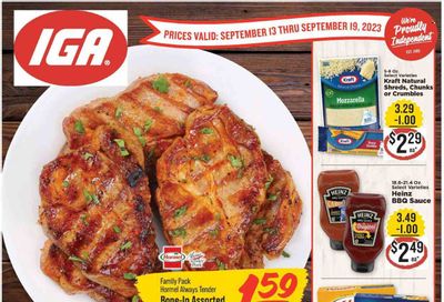 IGA (AL) Weekly Ad Flyer Specials September 13 to September 19, 2023