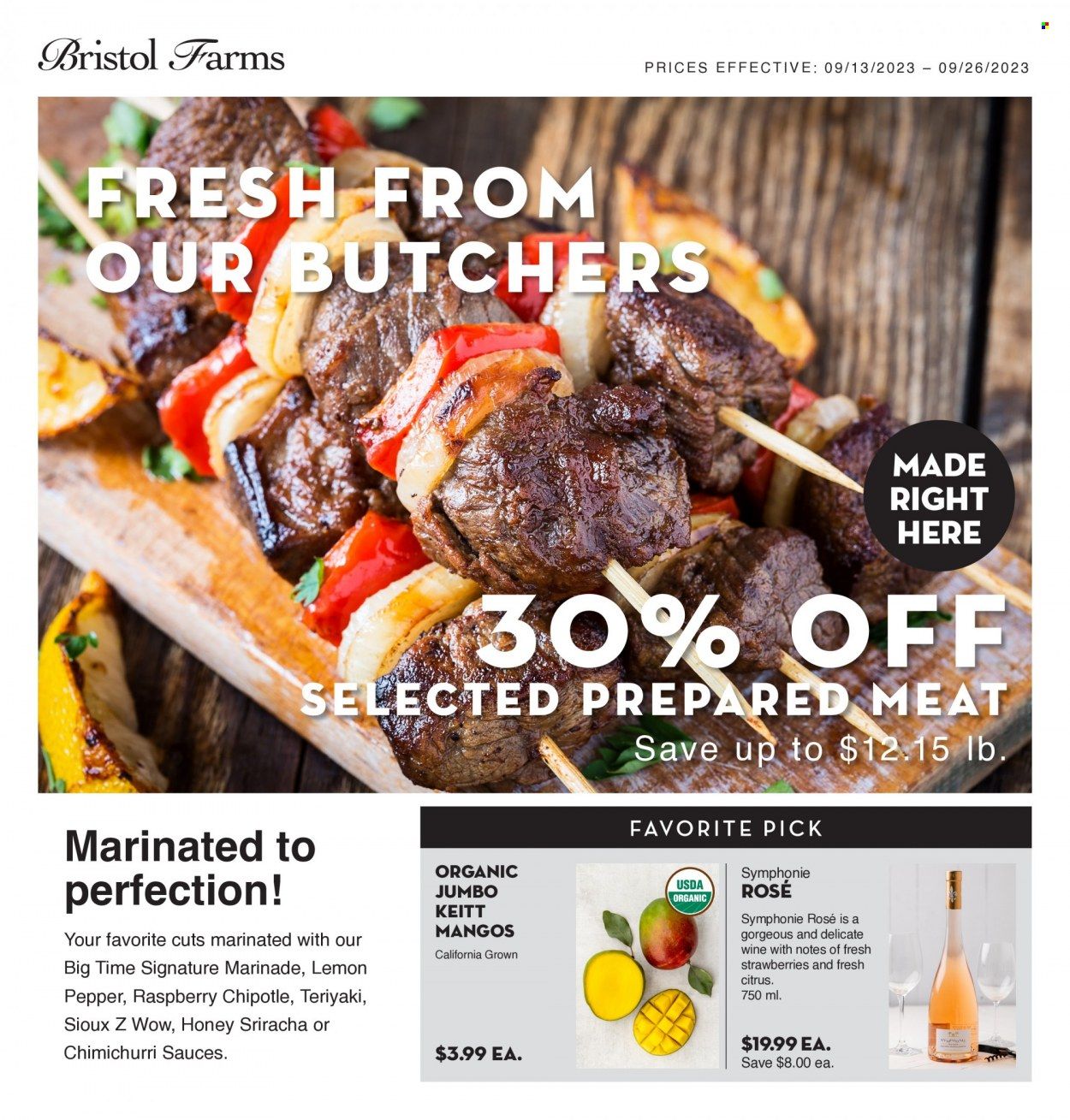 Bristol Farms (CA) Weekly Ad Flyer Specials September 13 to September 26, 2023